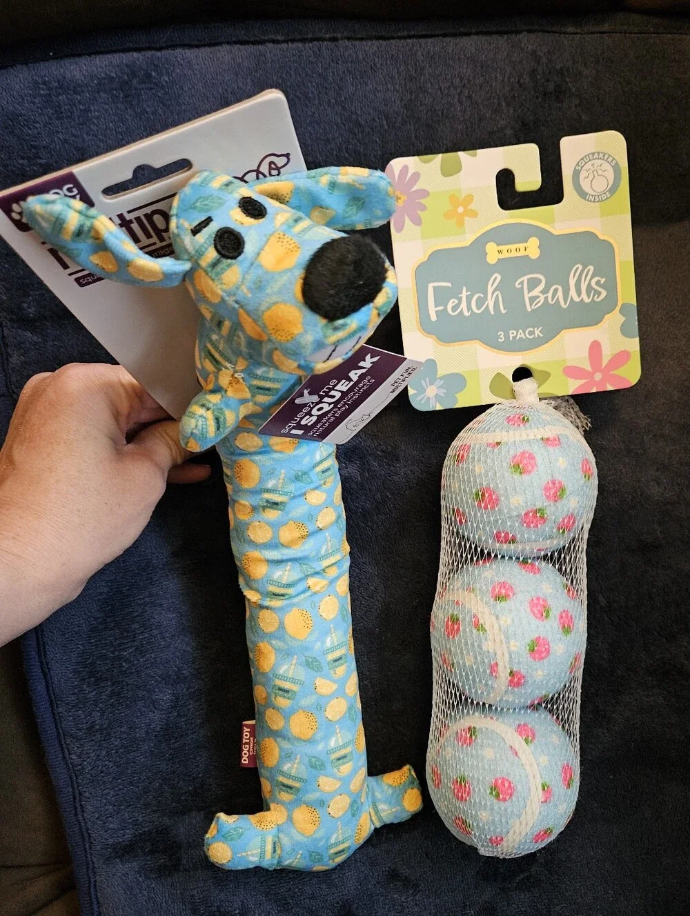 4pc Dog Toy & Ball Bundle